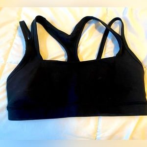 Lulu sports black bra size 8
